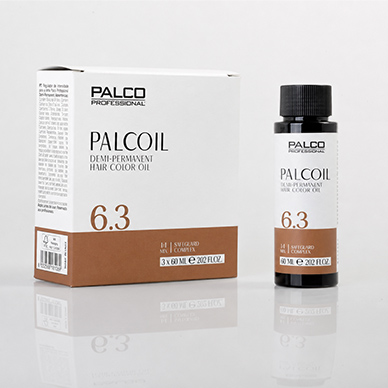 TINTE DEMIPERMANENTE PALCOIL 6.3 RUBIO OSCURO DORADO 3X60ML PALCO