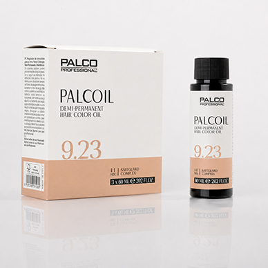 TINTE DEMIPERMANENTE PALCOIL 9.23 RUBIO MO IRIS DORADO 3X60ML PALCO